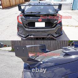 For 2017-2021 Civic 5dr Hatchback MU Style Rear Trunk Spoiler Wing (ABS)