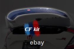For 2017-2021 Honda Civic FK8 Carbon Fiber Rear Spoiler Central Blade HIGH KICKS