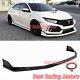 For 2017-2021 Honda Civic Type-r Fk8 Mu Style Front Bumper Lip (abs)