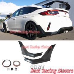 For 2023-2025 Honda Civic Type-R FL5 MU Style Rear Bumper Lip Aprons (ABS)