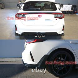 For 2023-2025 Honda Civic Type-R FL5 MU Style Rear Bumper Lip Aprons (ABS)