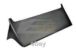 For 88-91 Honda Civic Hatchback EF9 J's Style BLACK Rear Roof Wing Spoiler