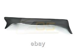 For 88-91 Honda Civic Hatchback EF9 J's Style BLACK Rear Roof Wing Spoiler