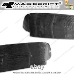 For 92-95 Honda Civic Hatch Spoon Style Carbon Fiber Window Roof Spoiler Wing