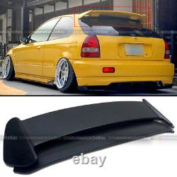 For 96-00 Civic Hatchback EK 2 PC Type R Style Unpainted ABS Roof Wing Spoiler