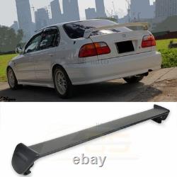 For 96-00 Civic Sedan MUGEN Style JDM Rear Trunk Wing Spoiler BLACK Emblem Pair
