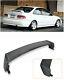 For 96-00 Honda Civic 2dr Coupe Mugen Style Abs Plastic Rear Wing Spoiler Lip