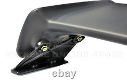 For 96-00 Honda Civic 2Dr Mugen Style Rear Wing Spoiler Lip With 2X Black Emblems
