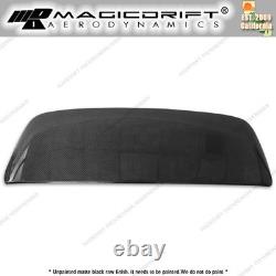 For 96-00 Honda Civic Hatch Spoon Style Carbon Fiber Window Roof Spoiler Wing
