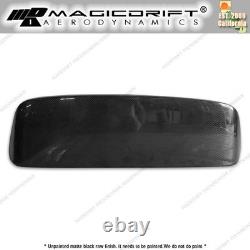 For 96-00 Honda Civic Hatch Spoon Style Carbon Fiber Window Roof Spoiler Wing