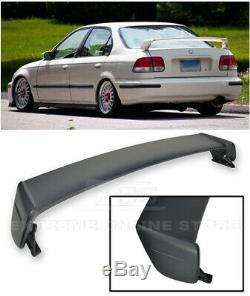 For 96-00 Honda Civic Sedan Mugen Style ABS Plastic Rear Trunk Wing Spoiler Lip