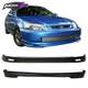 For 96-98 Honda Civic Hatchback Mugen Style Front + Rear Bumper Lip Spoiler Pp