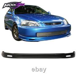 For 96-98 Honda Civic Hatchback Mugen Style Front + Rear Bumper Lip Spoiler PP
