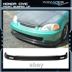 For 96-98 Honda Civic Mugen Front Bumper Lip + Rear Diffuser Lip + Window Visors