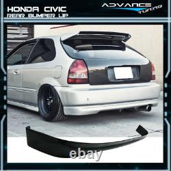 For 99-00 Honda Civic EK EK9 3Dr Mugen Front + Rear Bumper Lip Spoiler PP