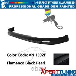 For 99-00 Honda Civic JDM Mugen Front Bumper Lip PP #NH592P Flamenco Black Pearl