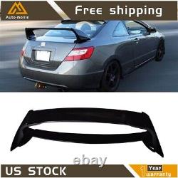 For Honda Civic 2006-2011 4DR Sedan 4Pcs Trunk Wing Spoiler Painted Mugen Style