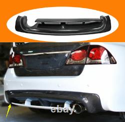 For Honda Civic 2006-2011 Carbon Fiber Mugen Rear Bumper Diffuser Spoiler Refit