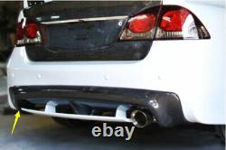 For Honda Civic 2006-2011 Carbon Fiber Mugen Rear Bumper Diffuser Spoiler Refit