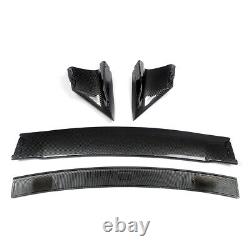 For Honda Civic 2006-2011 MUGEN Style Rear Trunk Spoiler Lip Wing Carbon Fiber