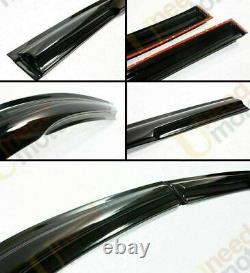 For Honda Civic 2022-23 Hatchback Mugen Style Window Visor Rain Guard Deflectors