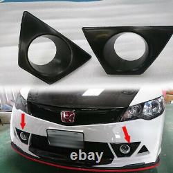 For Honda Civic 8th Mugen RR Look Fog Light Cover Retainers Rr Kit Only Usdm