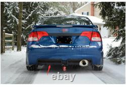 For Honda Civic 8th SI Dry Carbon Fiber Mugen Rear Bumper Lip Diffuser Bodykit
