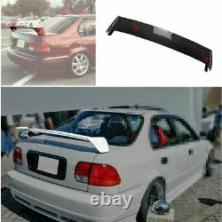 For Honda Civic EK 1996-2000 Carbon Fiber Mugen Rear Trunk Spoiler GT Wing Flap