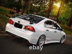 For Honda Civic FD6 Fd1 2006-2011 For Mugen Style Rear Bumper Extension Diffuser