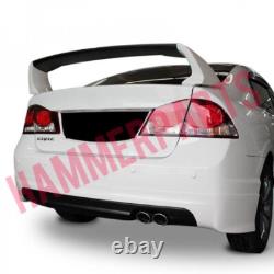 For Honda Civic FD6 Fd1 2006-2011 For Mugen Style Rear Bumper Extension Diffuser