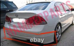 For Honda Civic FD6 Fd1 2006-2011 For Mugen Style Rear Bumper Extension Diffuser