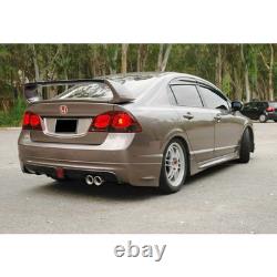 For Honda Civic FD6 Mugen RR Rear Lip 2006-2011 Double Output Vacuum Plastic