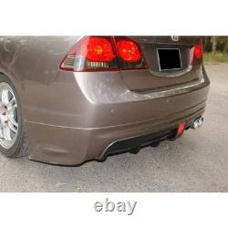 For Honda Civic FD6 Mugen RR Rear Lip 2006-2011 Double Output Vacuum Plastic