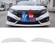 For Honda Civic Fk7 Hatchback 2017-2019 Mugen Style Front Side Splitters Frp