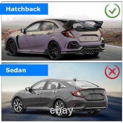 For Honda Civic Hatchback 16-21 2017 Type-R Carbon Look Rear Trunk Wing Spoiler