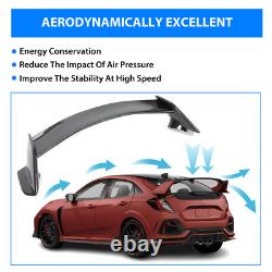 For Honda Civic Hatchback 16-21 2017 Type-R Carbon Look Rear Trunk Wing Spoiler