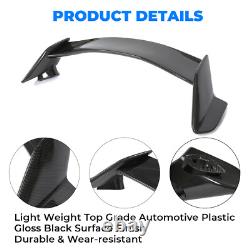 For Honda Civic Hatchback 16-21 2017 Type-R Carbon Look Rear Trunk Wing Spoiler