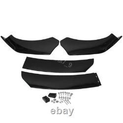 For Honda Civic MUGEN Front Bumper Lip Splitter +Side Skirts +Rear Lips +Rods