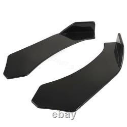 For Honda Civic MUGEN Front Bumper Lip Splitter +Side Skirts +Rear Lips +Rods