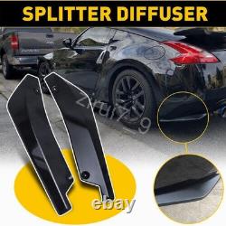 For Honda Civic MUGEN Front Bumper Lip Splitter +Side Skirts +Rear Lips +Rods