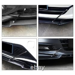 For Honda Civic MUGEN Front Bumper Lip Splitter +Side Skirts +Rear Lips +Rods