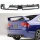 For Honda Civic Si 2006-2011 Dry Carbon Fiber Mugen Rear Bumper Diffuser Spoiler