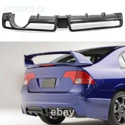 For Honda Civic SI 2006-2011 Dry Carbon Fiber Mugen Rear Bumper Diffuser Spoiler