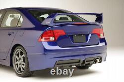 For Honda Civic SI 2006-2011 Dry Carbon Fiber Mugen Rear Bumper Diffuser Spoiler