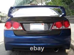 For Honda Civic SI 2006-2011 Dry Carbon Fiber Mugen Rear Bumper Diffuser Spoiler