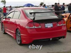 For Honda Civic SI 2006-2011 Dry Carbon Fiber Mugen Rear Bumper Diffuser Spoiler