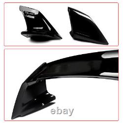 For Honda Civic Sedan 2006-2011 Mugen Style Rear Trunk Spoiler Wing Gloss Black