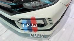 For Honda Civic TYPE R 10Th Mugen Style FK8 Hatchback 17+ FRP Side Lip Splitter