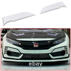 For Honda Civic TYPE R 10Th Mugen Style FK8 Hatchback FRP Side Lip Splitter 17+