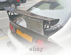 For Honda Civic Type-R 2006-2011 Carbon Fiber Mugen Rear Trunk Spoiler Wing Flap